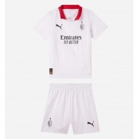 Maglie da calcio AC Milan Seconda Maglia Bambino 2024-25 Manica Corta (+ Pantaloni corti)